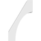 Ekena Millwork 5 1/2-in. W x 18-in. D x 30-in. H Westlake Architectural Grade PVC Knee Brace BRCP055X18X30WTL - alternate 4